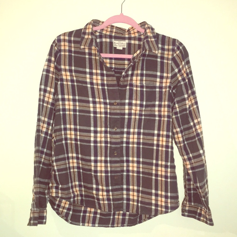 Madewell x Broadway & Broome flannel shirt size L